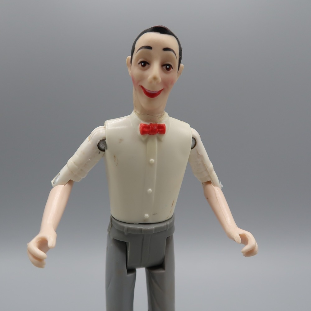 Vintage 1987 Matchbox Pee-Wee Herman Poseable Articulate action figure 6" tall